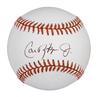 Cal Ripken Signed OAL Budig Baseball (Beckett)